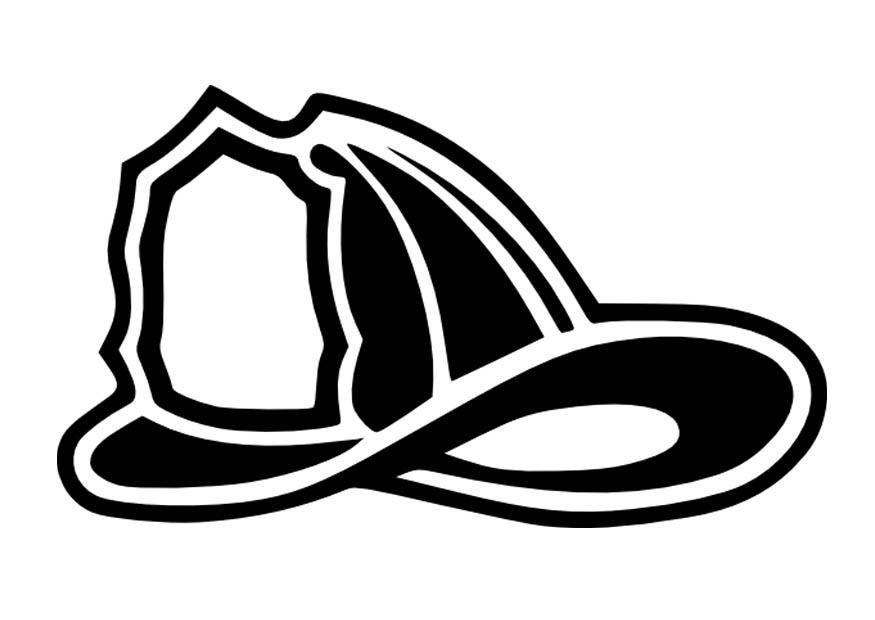 Firefighter Hat Coloring Page Images  Pictures - Becuo