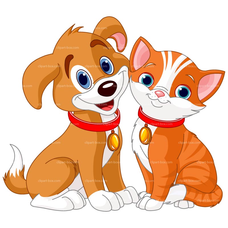 dog and cat clipart - Clip Art Library