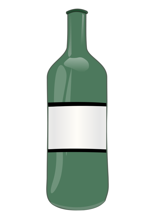 Bottle of wine Clipart, vector clip art online, royalty free 