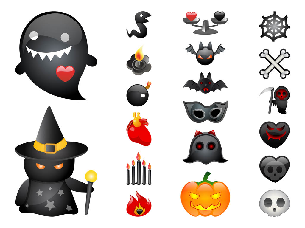Free Scary Vectors - 2. Page