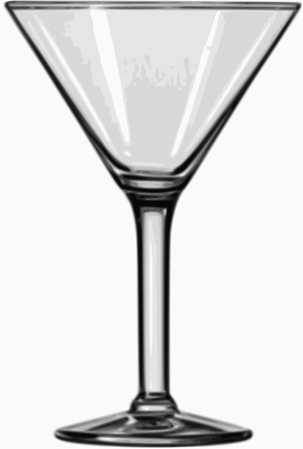 Cocktail Glass Martini - vector Clip Art