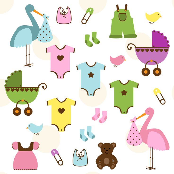 Baby Clip Art Clipart, Boy and Girl Baby Shower Clip Art Clipart - Co�