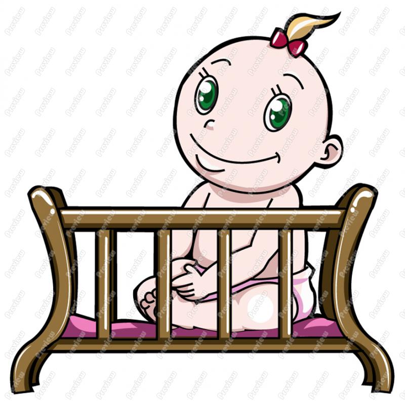 Gallery For Baby Crib Clipart Clip Art Library