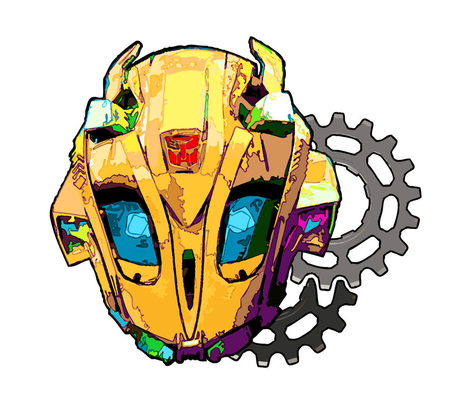 Bumblebee Transformer in colour by ljayb on Clipart library