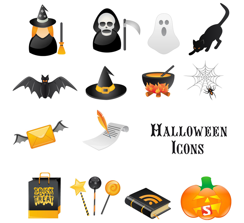 Free-Vector-Halloween-Icons