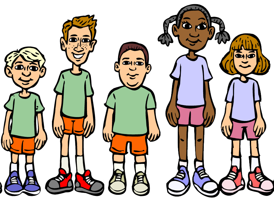 Kids Playing Summer Clipart