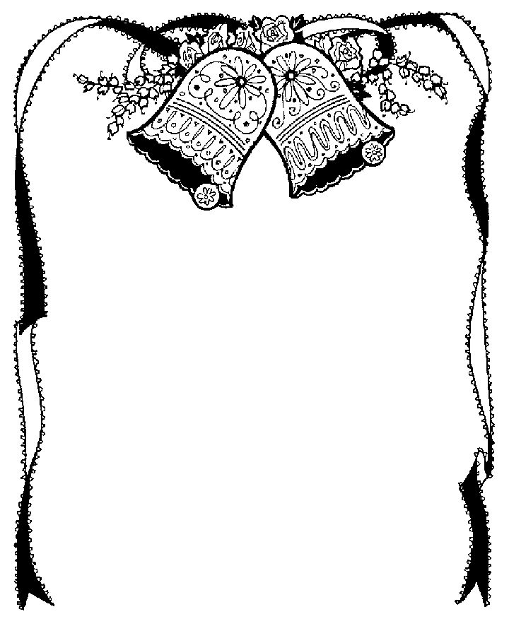 christmas clip art borders black and white