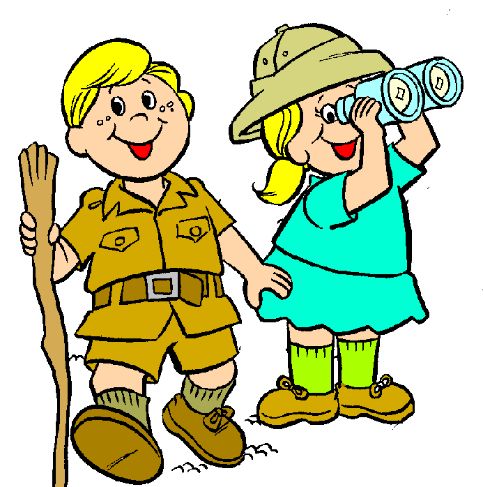 Boy And Girl Reading Clipart