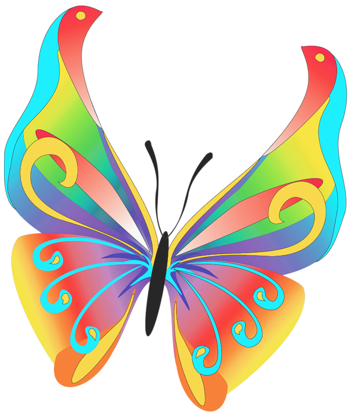 Butterfly Art PNG Clipart