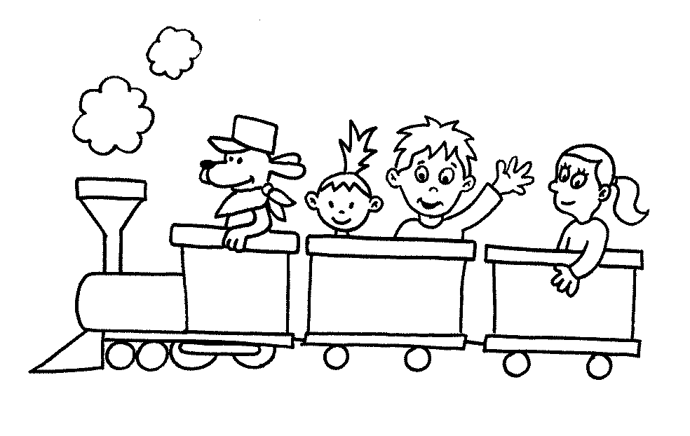 train colouring pictures for kids - Clip Art Library