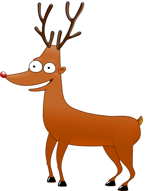 Free to Use  Public Domain Reindeer Clip Art
