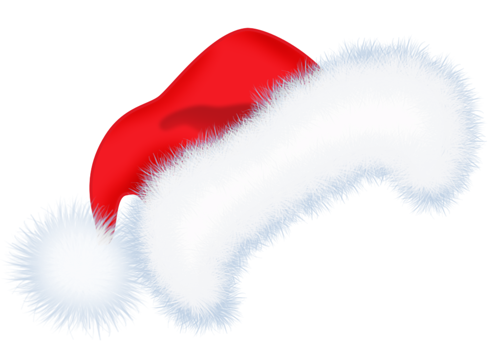 Large Santa Hat PNG Transparent Clipart