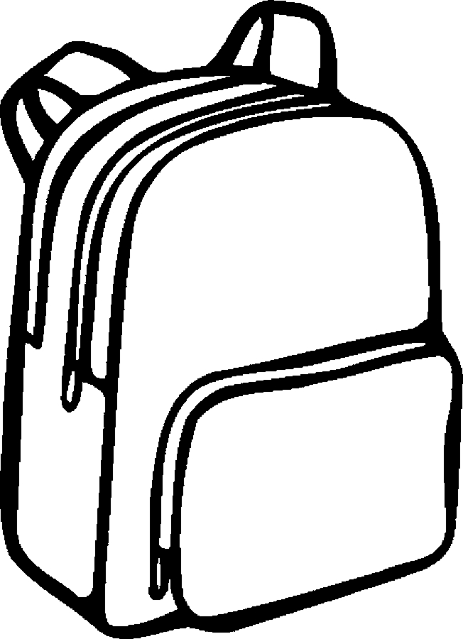 School Supplies Coloring Pages