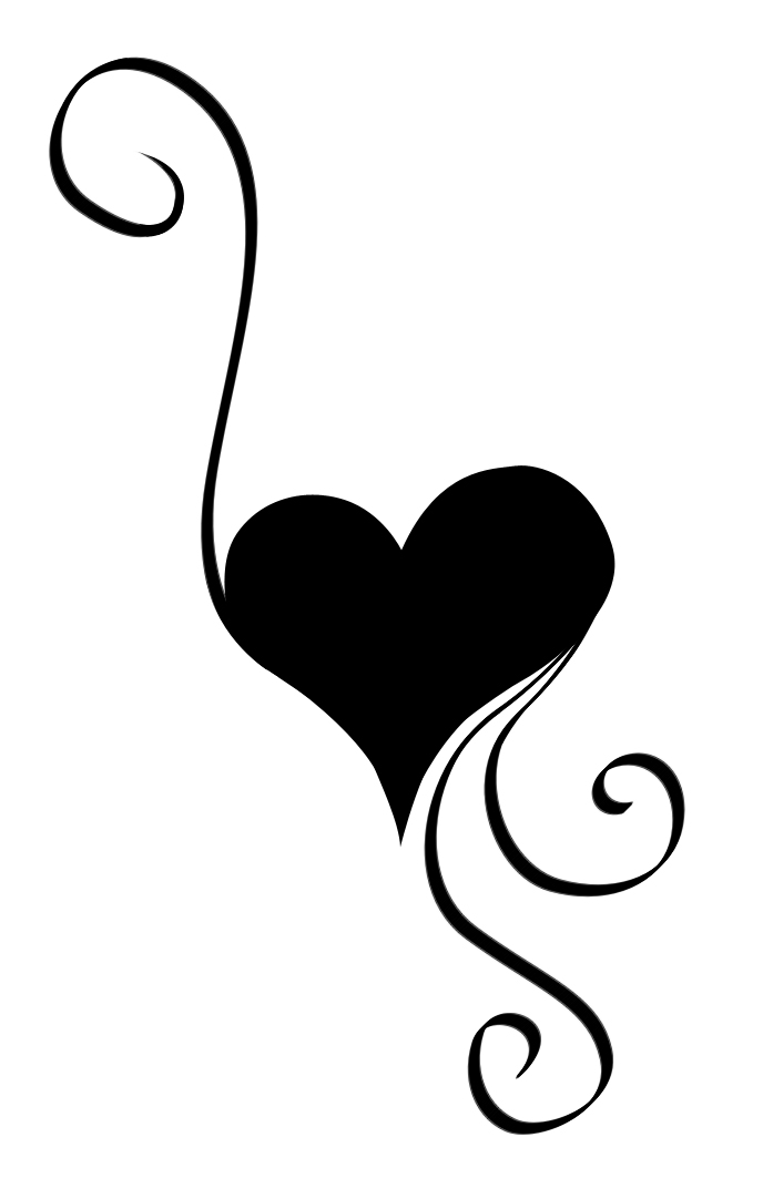 Swirl Heart Tattoo