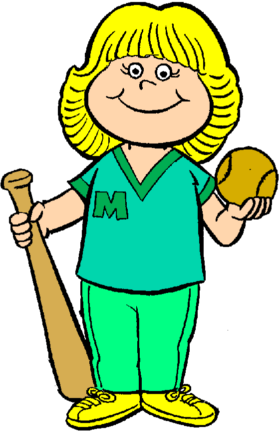 Incredible Girls Pics: baseball pictures clip art