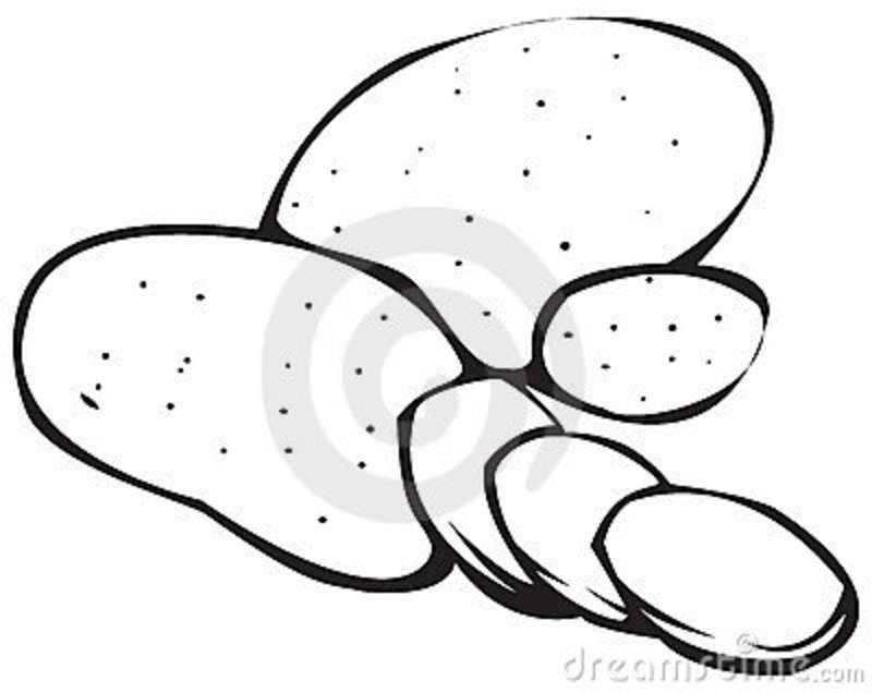 Featured image of post Potato Clipart Outline Royalty free clipart illustration of an outlined potato on a white background