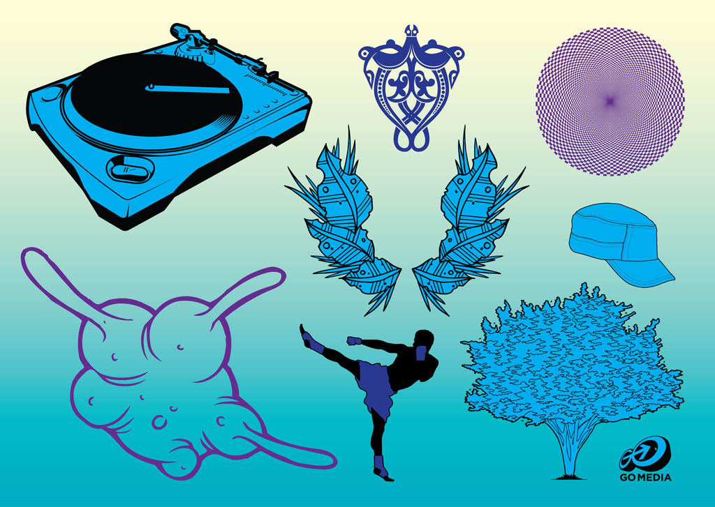 Free Turntable Vectors - 2. Page