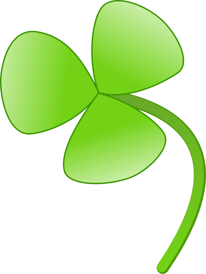 Four leaf clover Clipart, vector clip art online, royalty free 