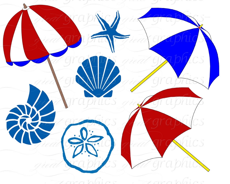 Beach Umbrella Clipart Black And White | Clipart library - Free 