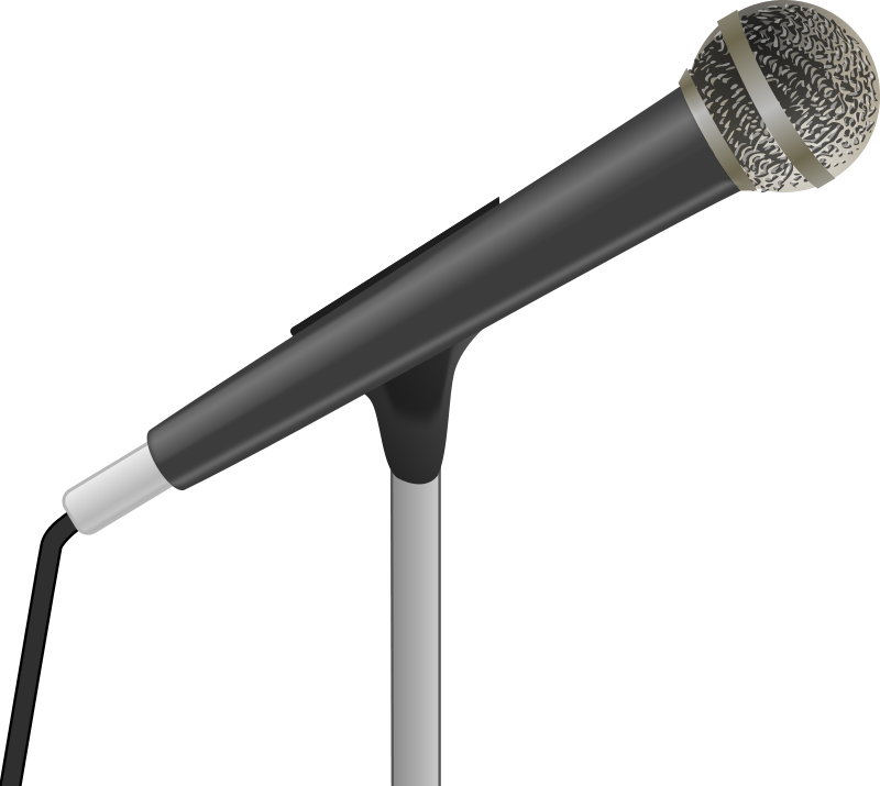 Microphone Clip Art Black And White | Clipart library - Free Clipart 