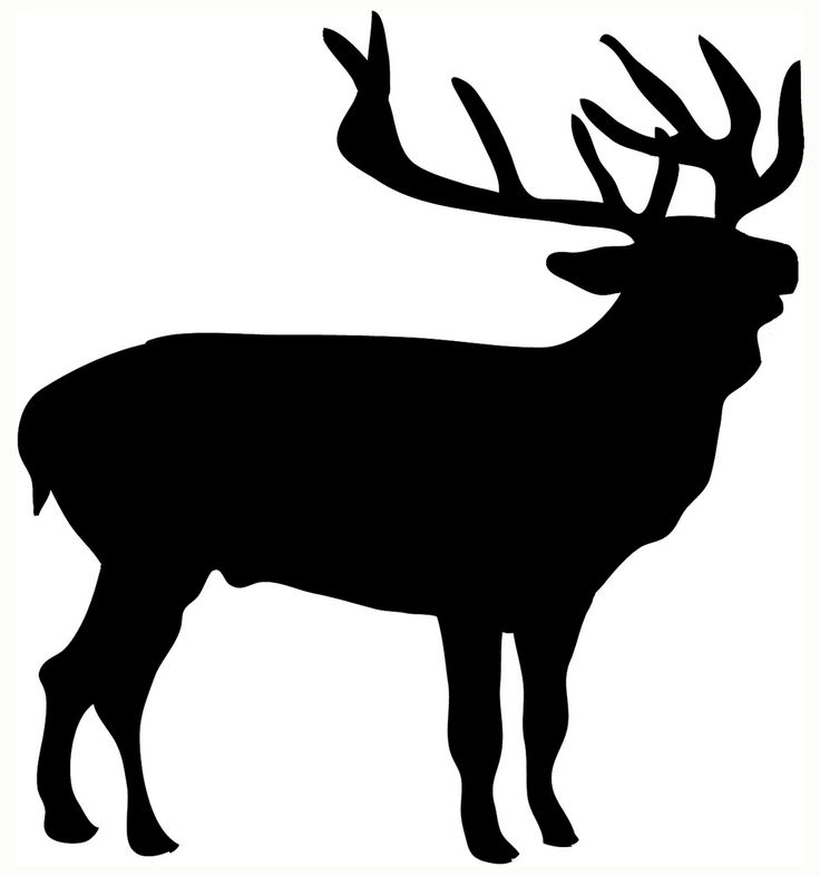 deer silhouette stag | Cakes - Hunting | Clipart library