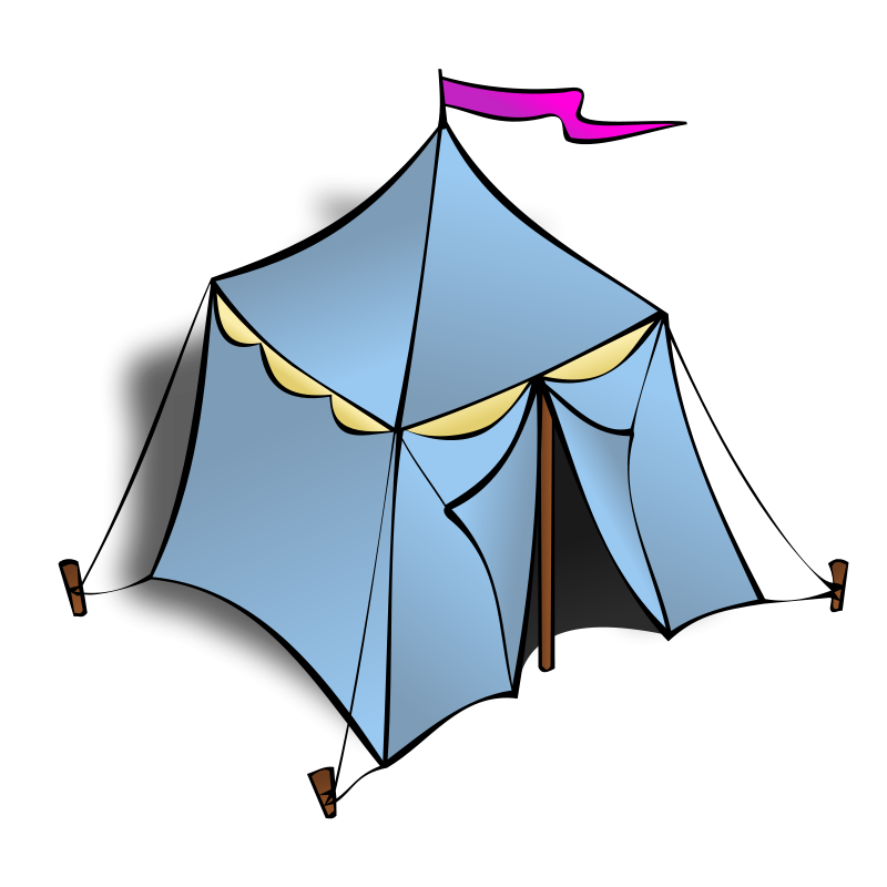 Tent Cartoon 