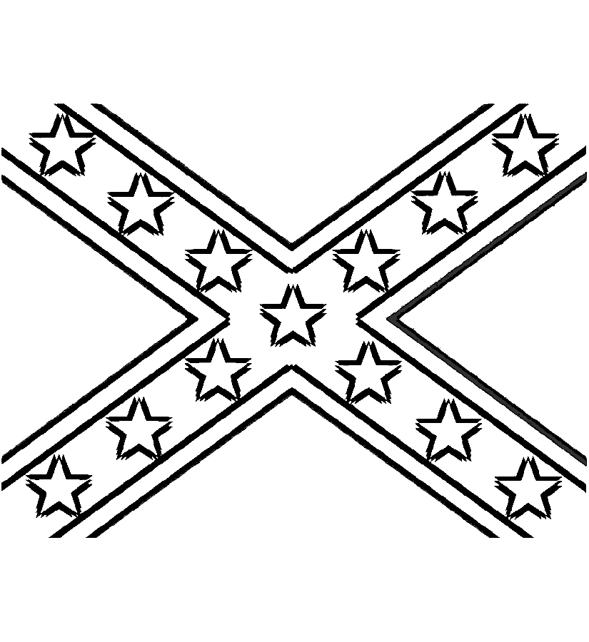 Confederate Flag Clipart
