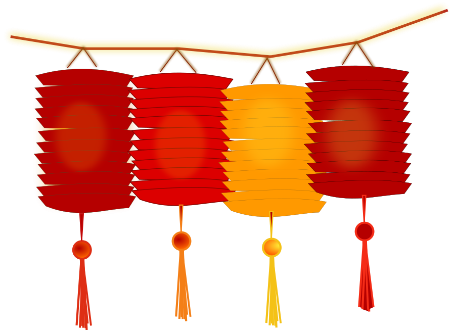 Chinese Lantern Clipart, vector clip art online, royalty free 