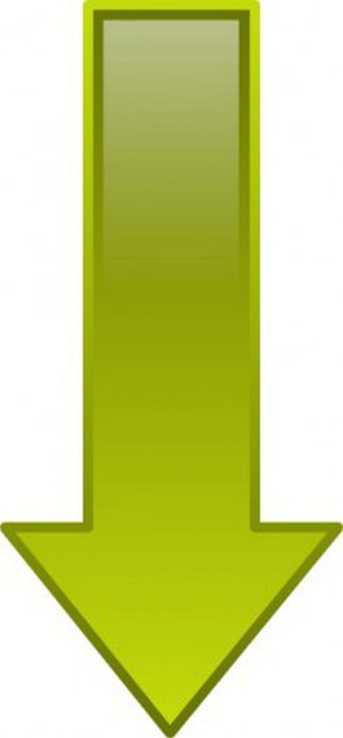 Arrow-down-yellow Clip Art | Free Vector Download - Graphics 