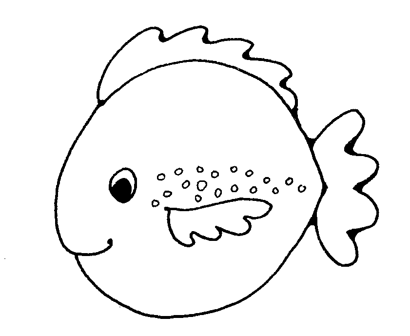 Fish Clipart Black And White