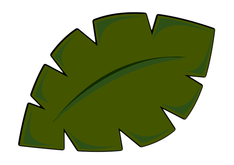 Jungle Leaf SVG Vector file, vector clip art svg file