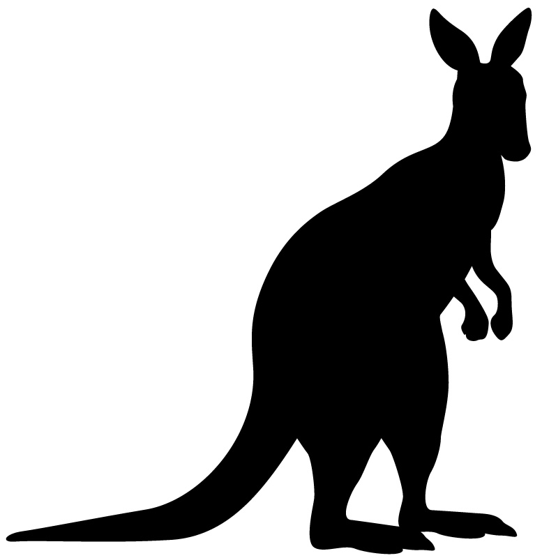 Kangaroo Silhouette