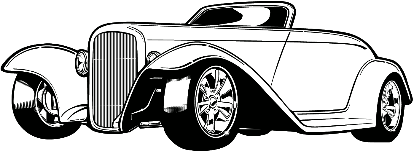 well done clipart black and white cars