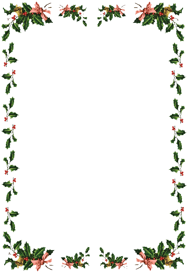 free christmas headers clipart flowers