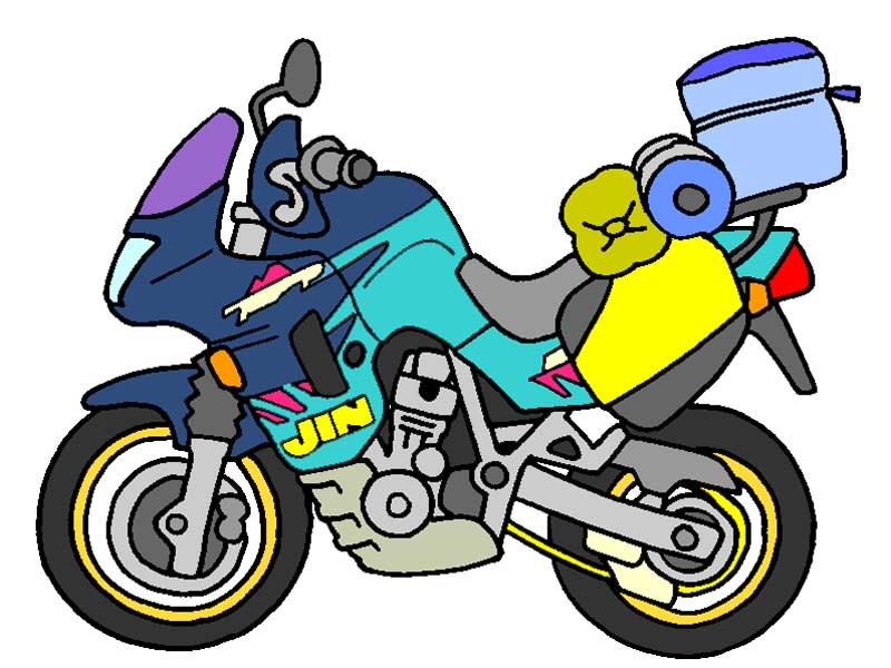 Motorcycle Cartoon 