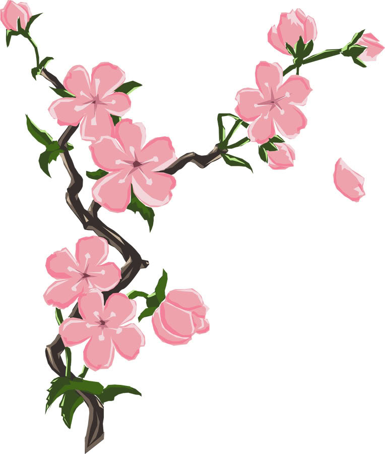 Free Cartoon Cherry Blossom Tree, Download Free Cartoon Cherry Blossom