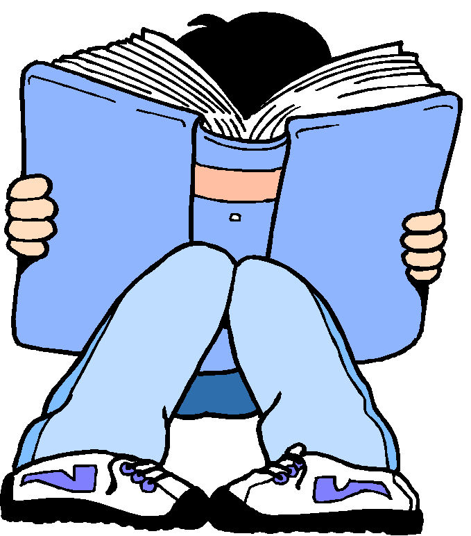 Students Reading Clipart