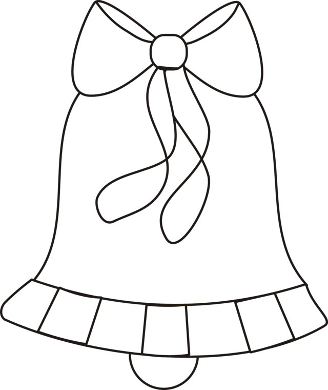 Christmas Bell Coloring Page | Greatest Coloring Book