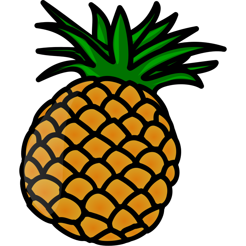 Clipart - Pineapple