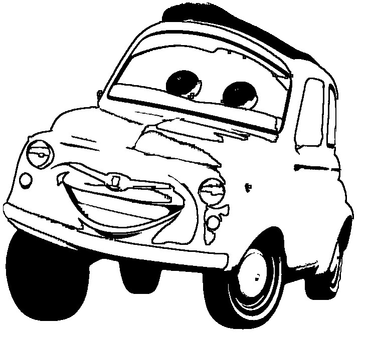 Cartoon-Cars-Luigi-Coloring- 