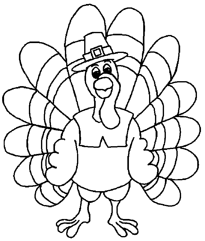 Free Coloring Pages Thanksgiving Turkey | Fun Coloring