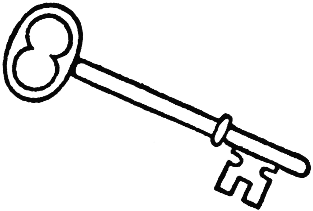 Old Fashioned Key | ClipArt ETC