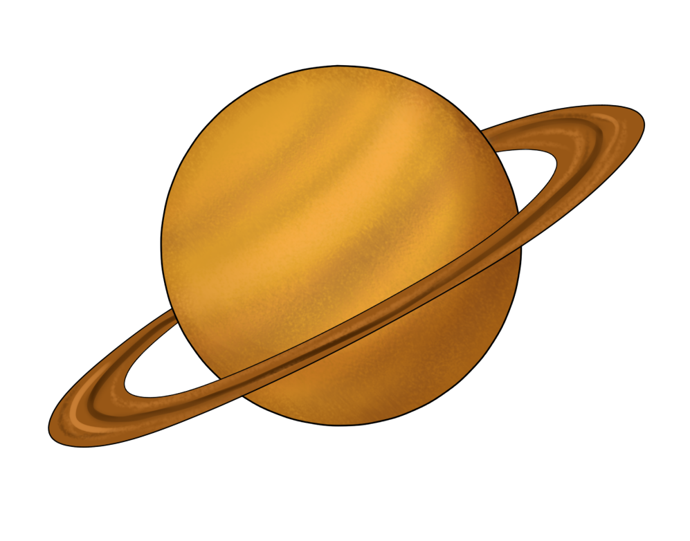 Free to Use  Public Domain Saturn Clip Art