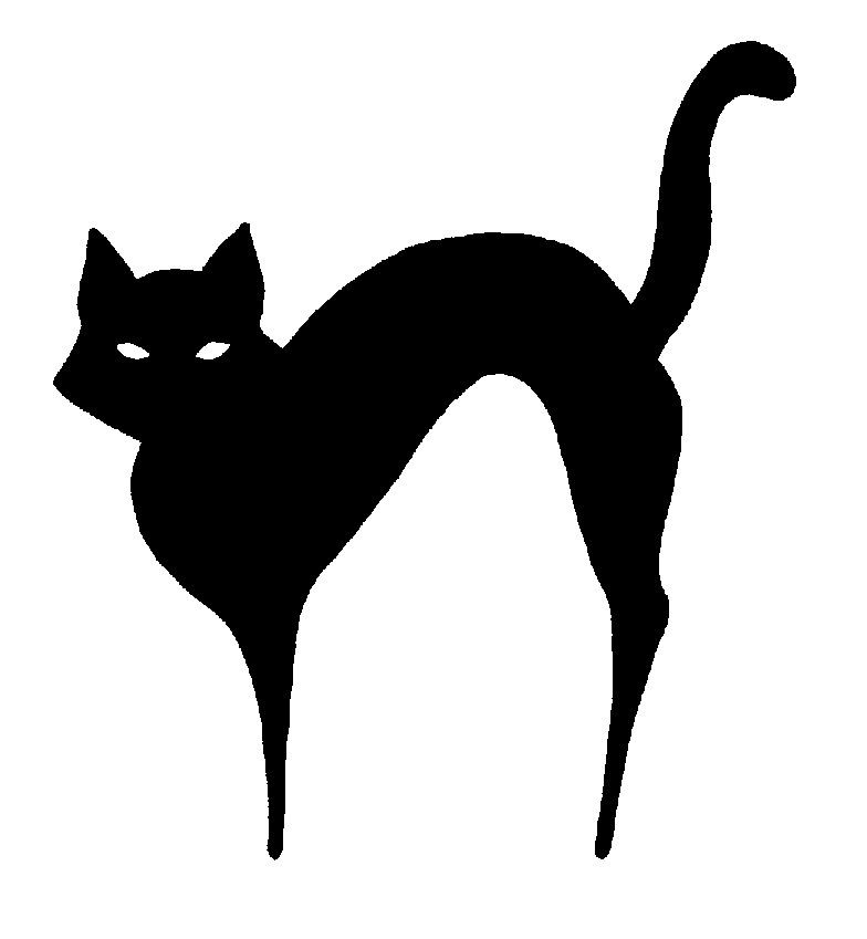 free clip art halloween black cat - photo #44