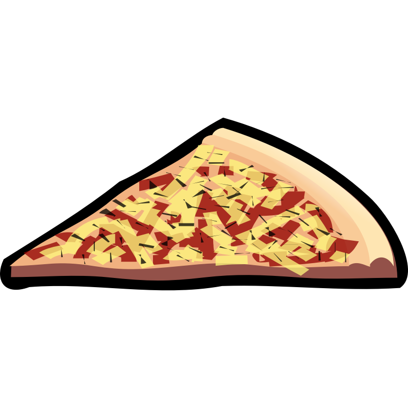 Clipart - pizza slice 01