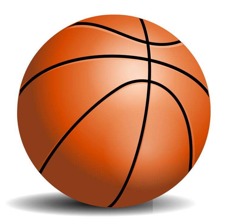 Basketball Half Court Clipart