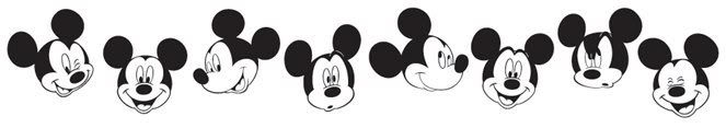 mickey mouse ears border clip art - photo #3