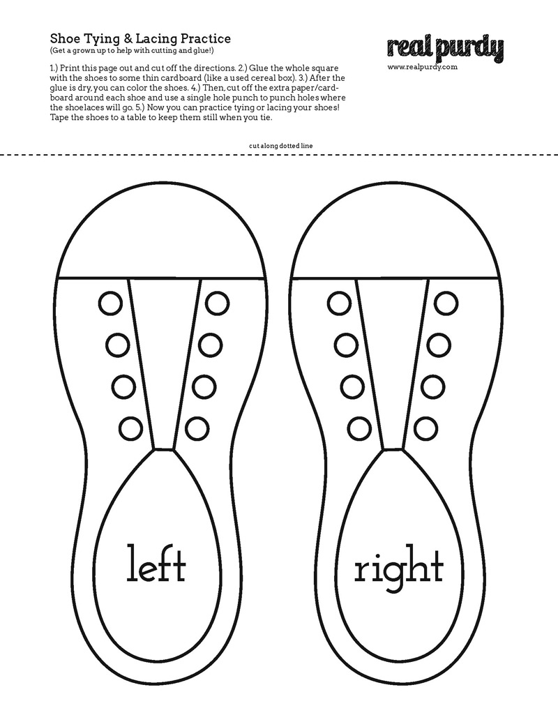 Free Printable Shoe Template