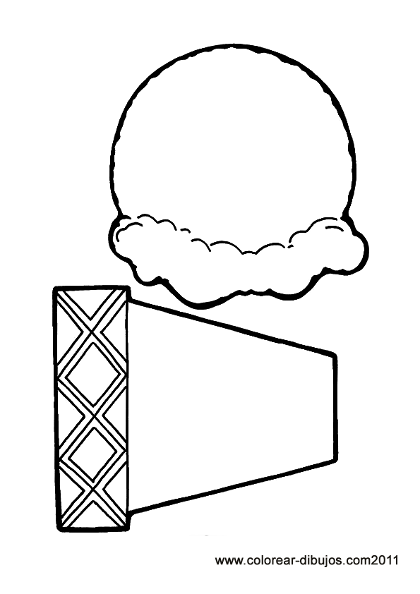 Free Ice Cream Cone Coloring Page Download Free Ice Cream Cone 