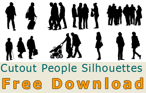 Cutout Person and People Silhouette ? Free Download (Photoshop 